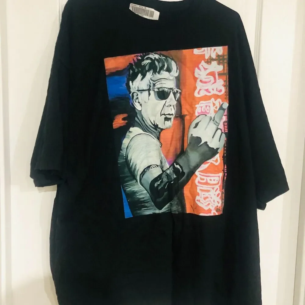 Hanes Men's Tagless Cotton Tee T-Shirt Short Sleeve Crew Neck Black Size 3XL NEW - Picture 3 of 5